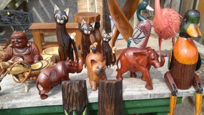 Assorted Carved Wood Animals