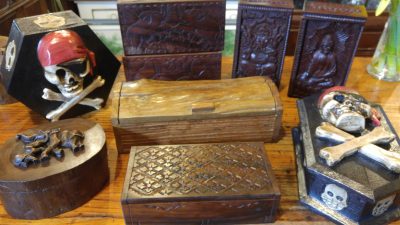 Assorted Wood Jewelry Boxes